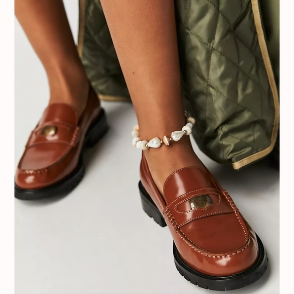Free people euc bronze loafers - Picture 3 of 6